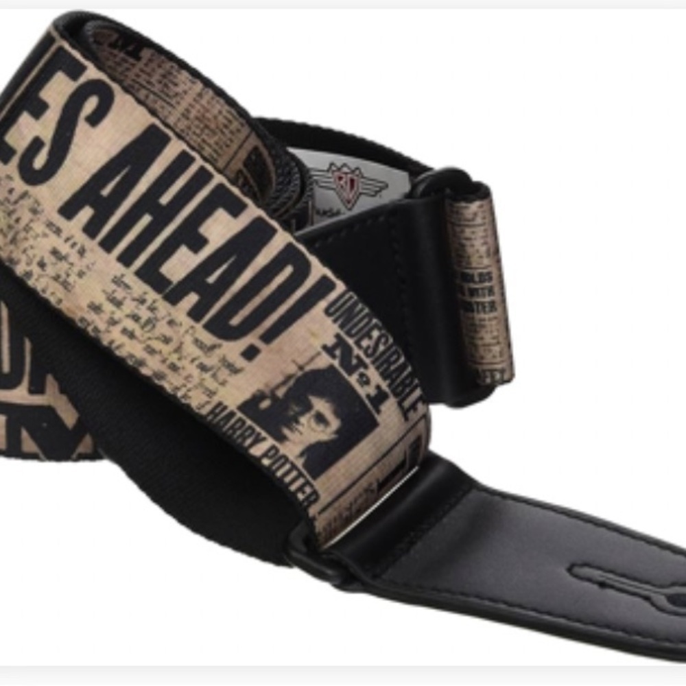 Harry Potter x Buckle-Down Guitar Strap Nylon Adjustable RARE NWT Newspaper USA - Picture 16 of 16